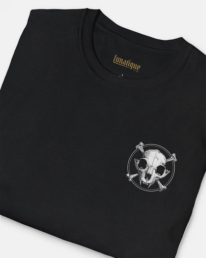 A Skull But It's Cats 2 Sided T-Shirt