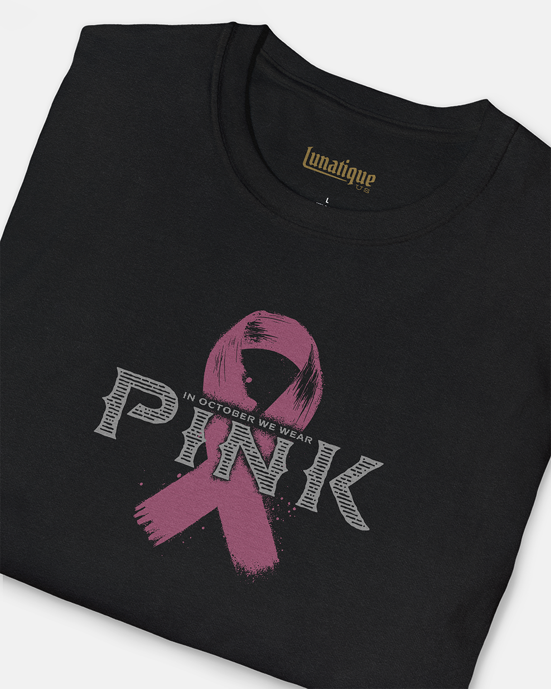 Pink October Ribbon Women's Cut T‑Shirt