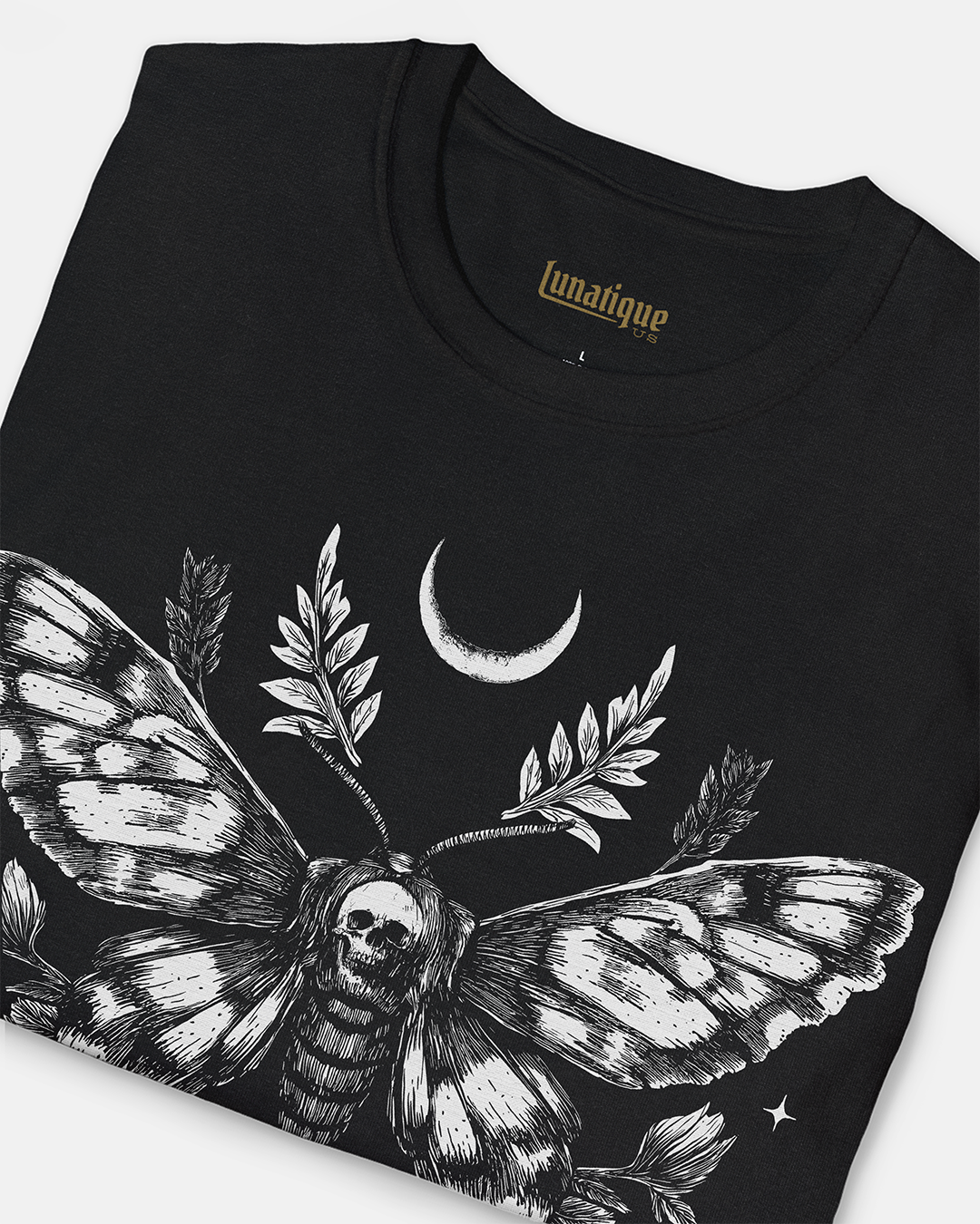 Death’s Head Moth Floral T-Shirt