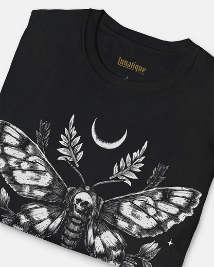 Death’s Head Moth Floral T-Shirt