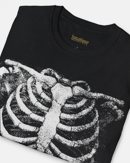 Skeleton Inside Sleeve T-Shirt