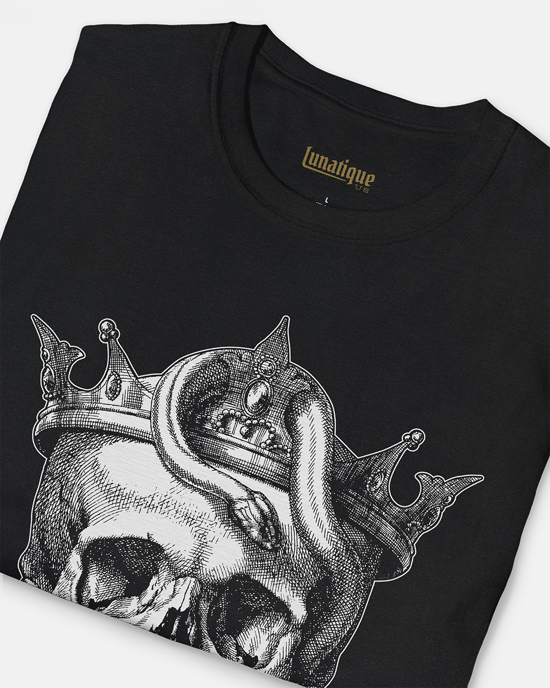 Skull Crowned with Snake T-Shirt