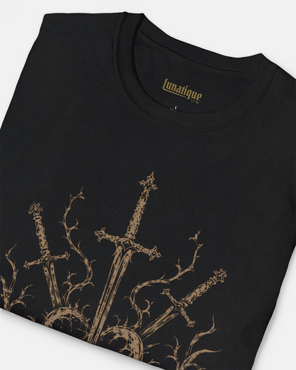 Three of Swords Bleached FX Unisex T-Shirt