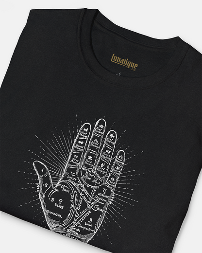 Palmistry Hand Diagram T-Shirt