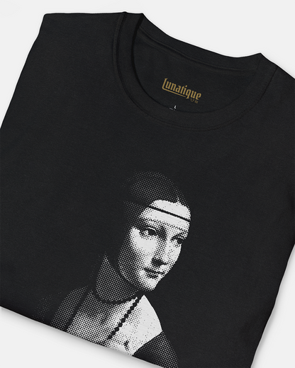 Lady With Ermine by Leonardo da Vinci T-Shirt