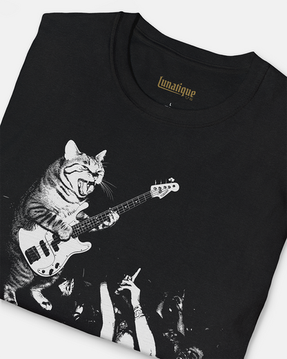 Punk Cat Women's Cut T‑Shirt