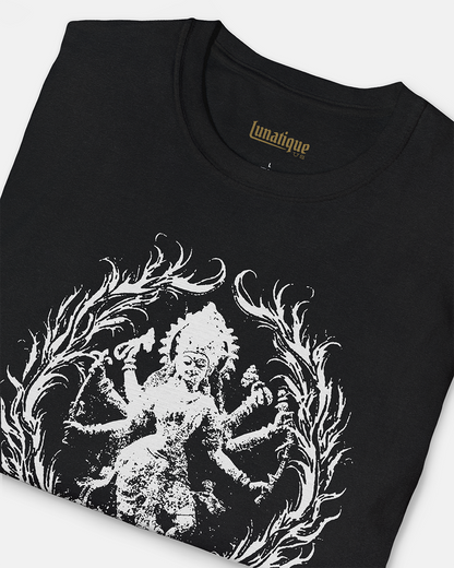 Goddess Kali Distressed with laurel T-Shirt