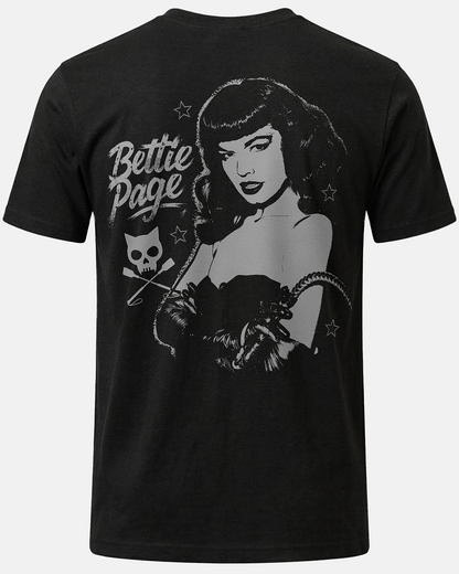 Bettie Page Dominatrix 2 Sided T-Shirt