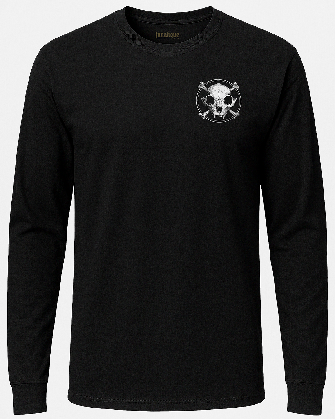 A Skull But It's Cats  2 Sided Long Sleeve Unisex T-Shirt
