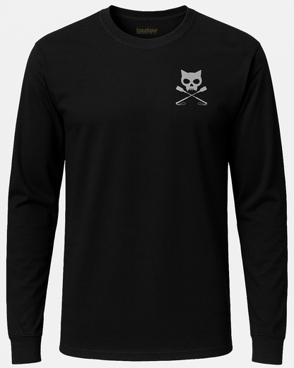 Bettie Page Dominatrix 2 Sided Long Sleeve T-Shirt