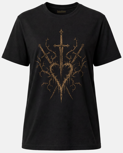 Three of Swords Bleached FX Unisex T-Shirt