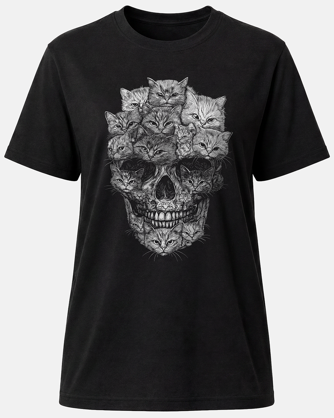 A Skull But It's Cats Unisex T-Shirt