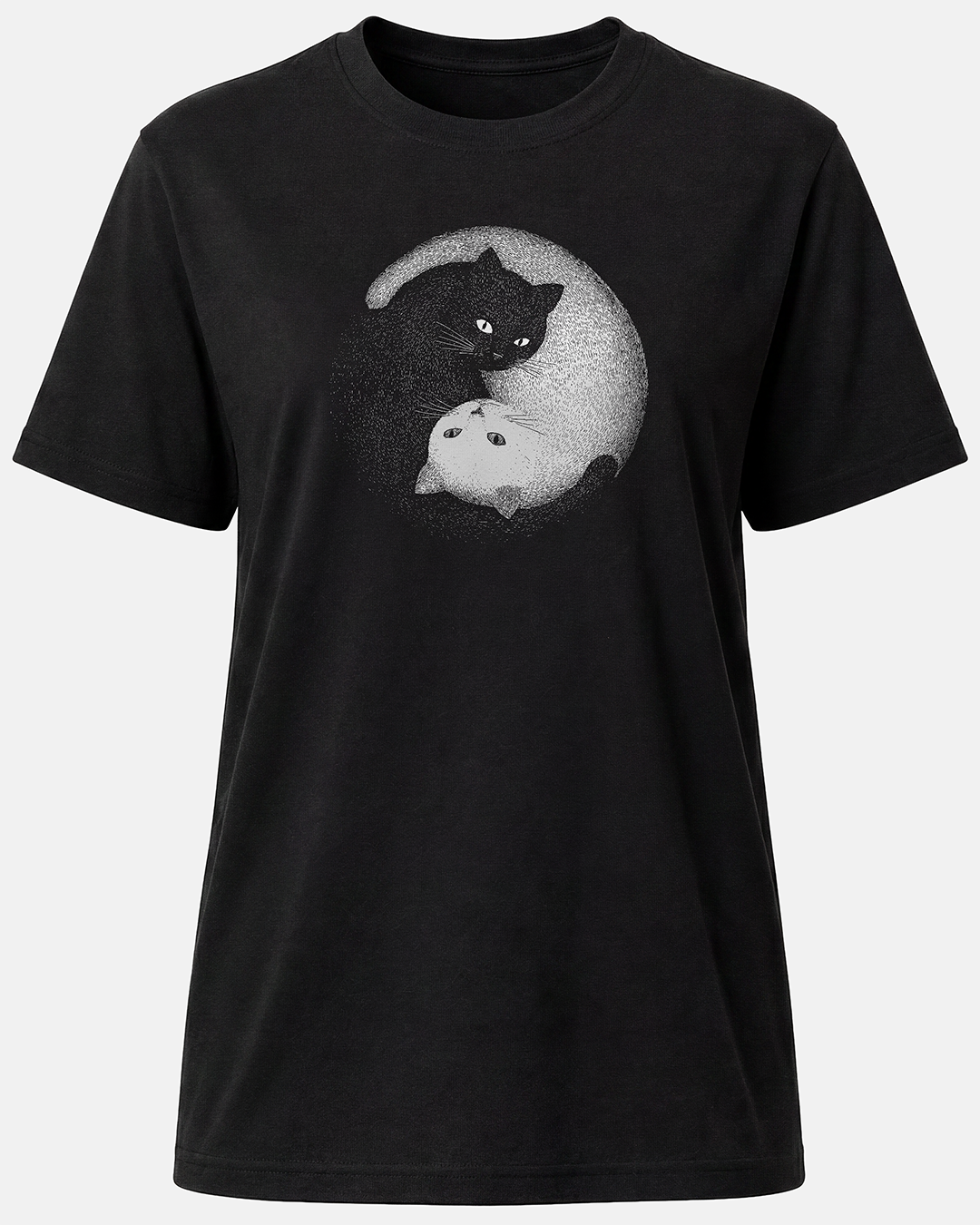 Yin-Yang Cats Unisex T-Shirt