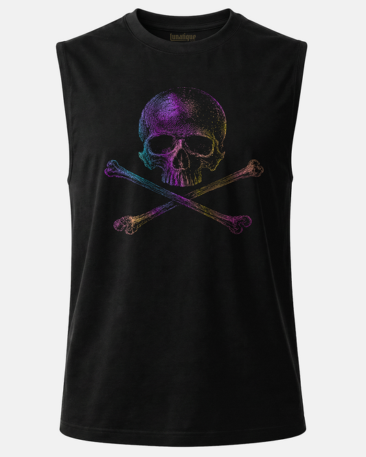 Pride Skull n Crossbones Unisex Muscle Tank