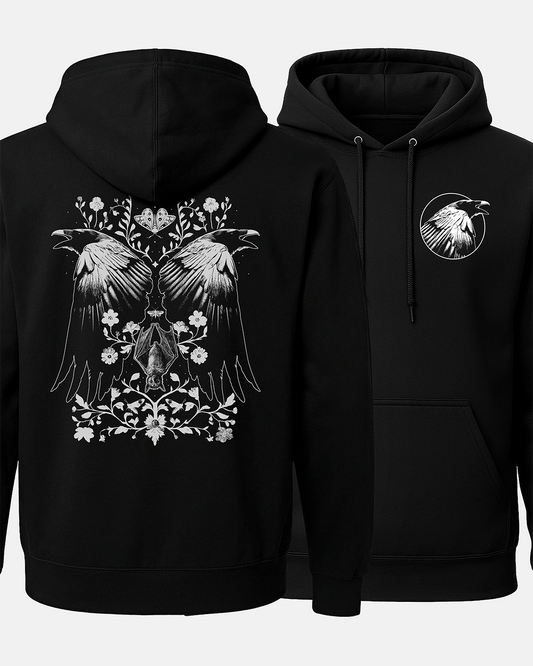 Twin Ravens Hoodie (2 Sided)