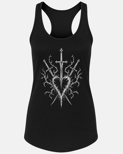 Three of Swords Women's Tank