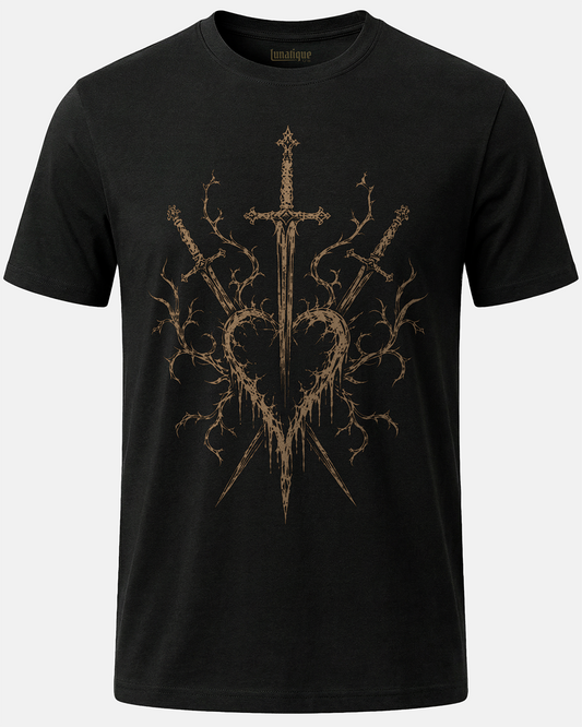 Three of Swords Bleached FX Unisex T-Shirt