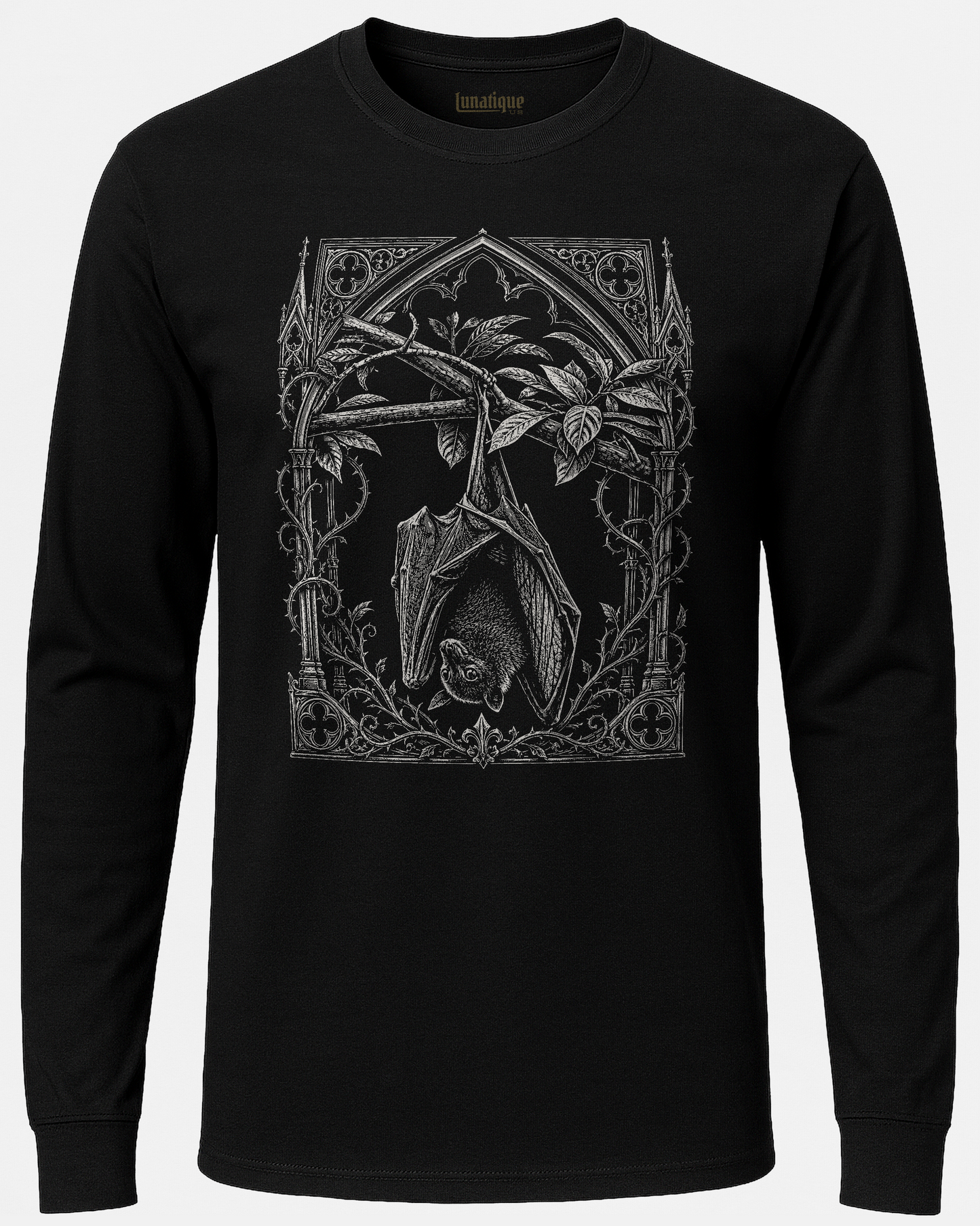 Gothic Bat Long Sleeve T-Shirt