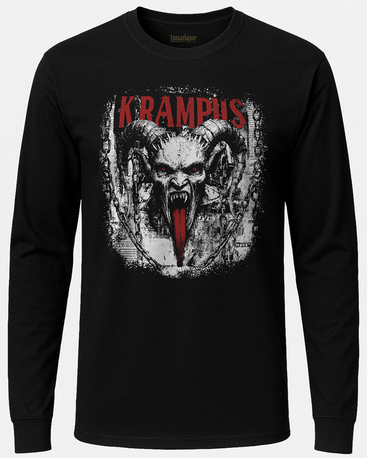 Krampus in Chains Long Sleeve T-Shirt