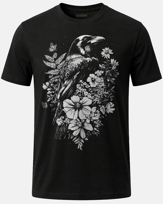 Floral Raven T-Shirt