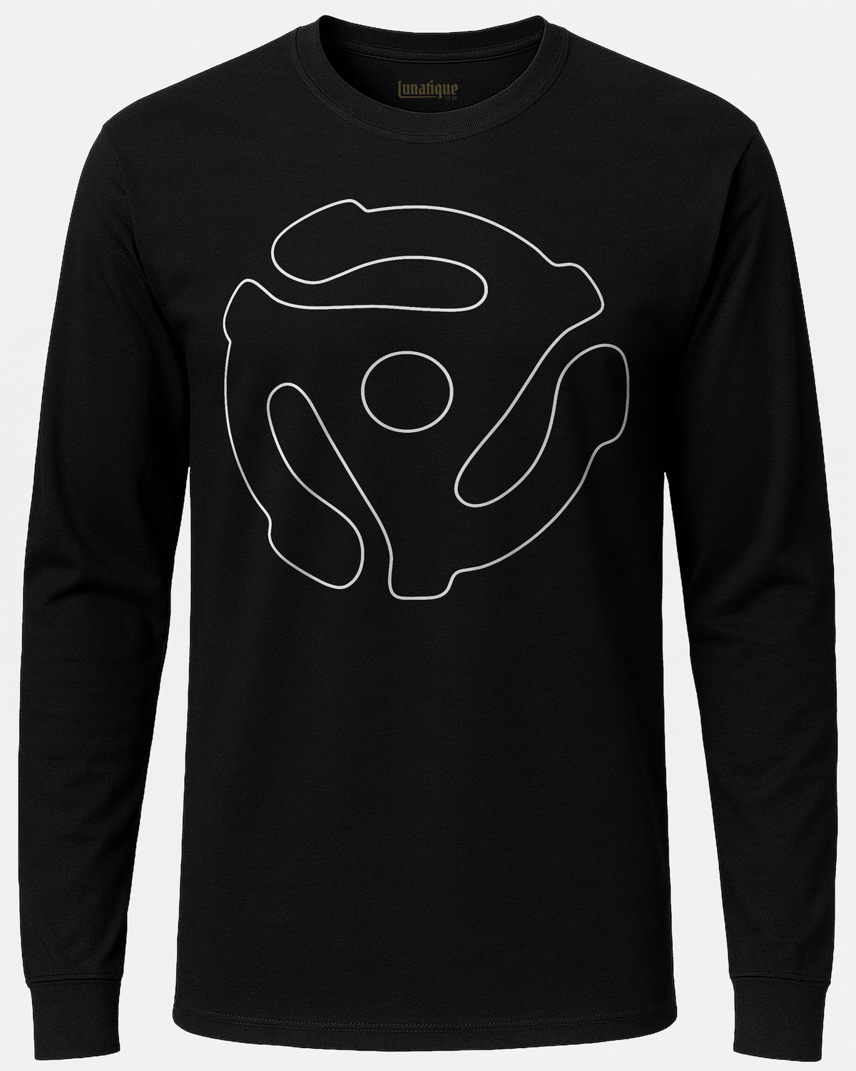45 Record Adaptor Long Sleeve T-Shirt