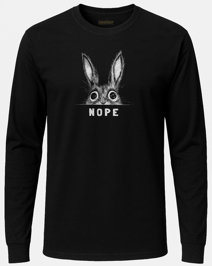 Nope Bunny Long Sleeve T-Shirt