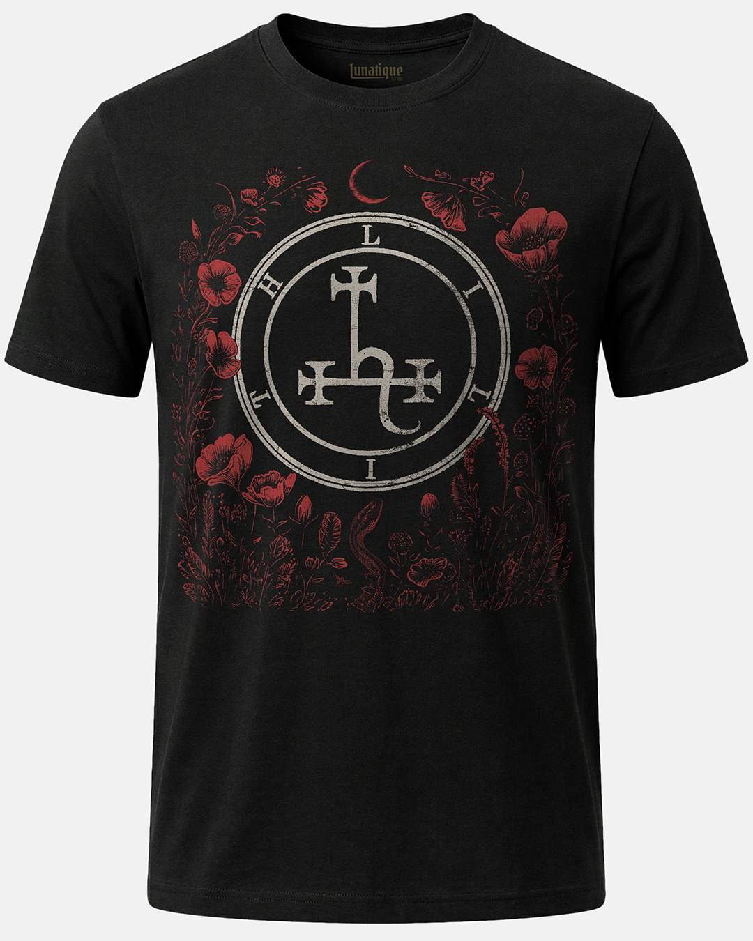 Lilith in Flowers and Snakes T-Shirt