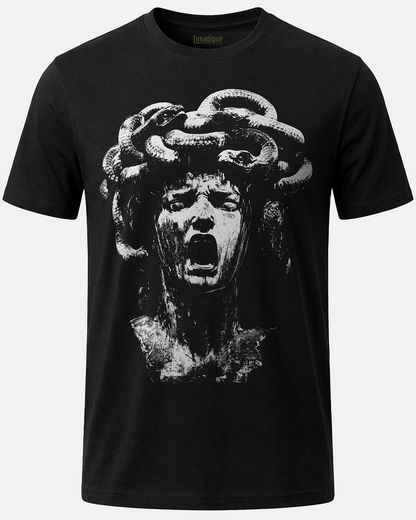 Medusa In Stone Screaming T-Shirt