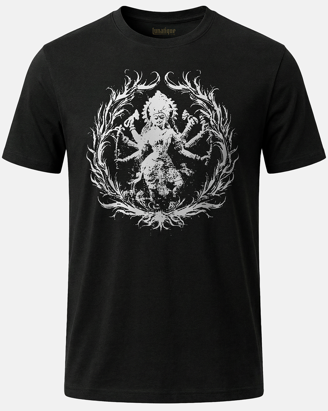Goddess Kali Distressed with laurel T-Shirt