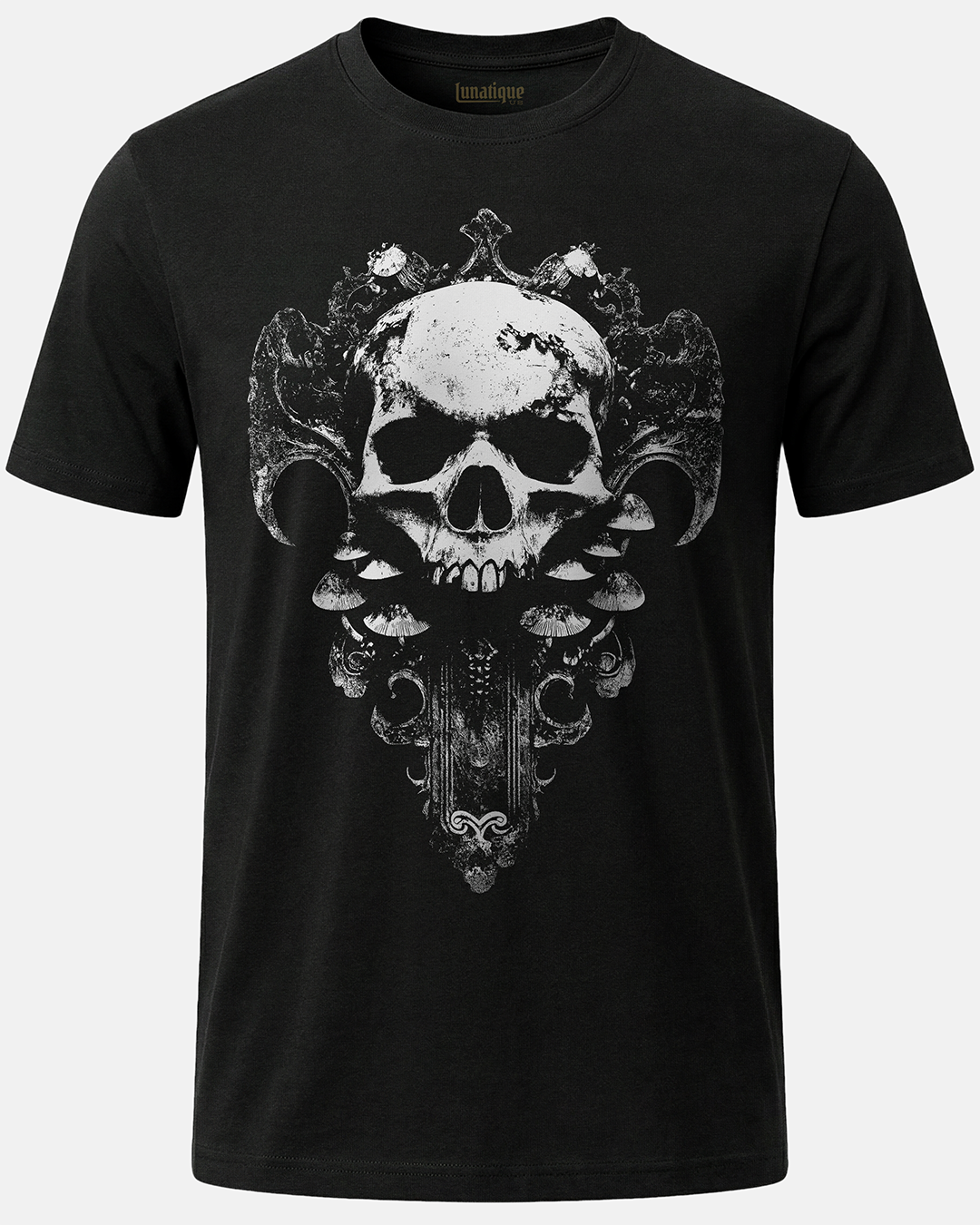 Skull with Mushrooms T-Shirt
