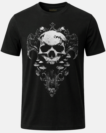 Skull with Mushrooms T-Shirt