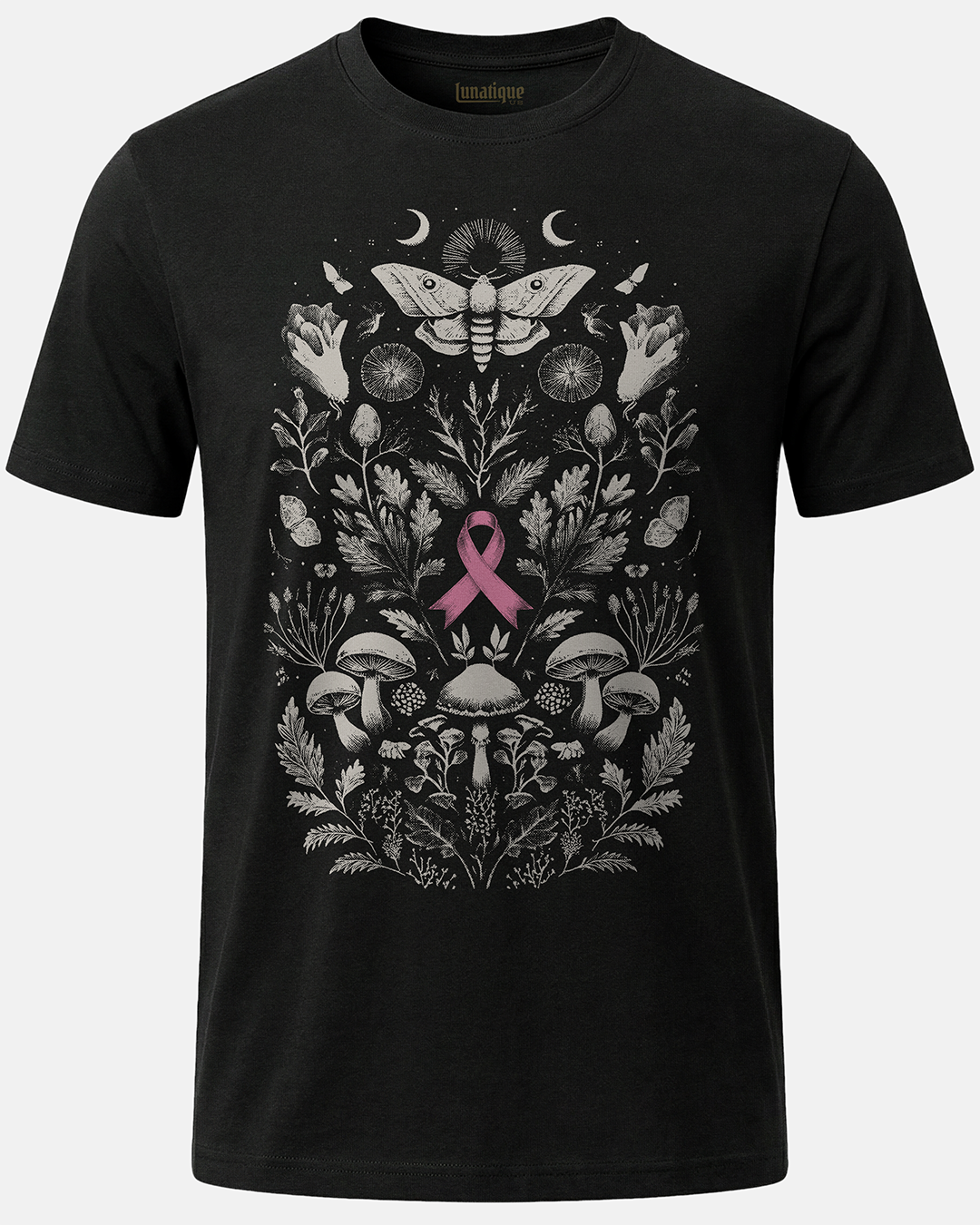 Pink and Gray Cottagecore T-Shirt