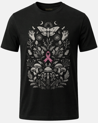 Pink and Gray Cottagecore T-Shirt