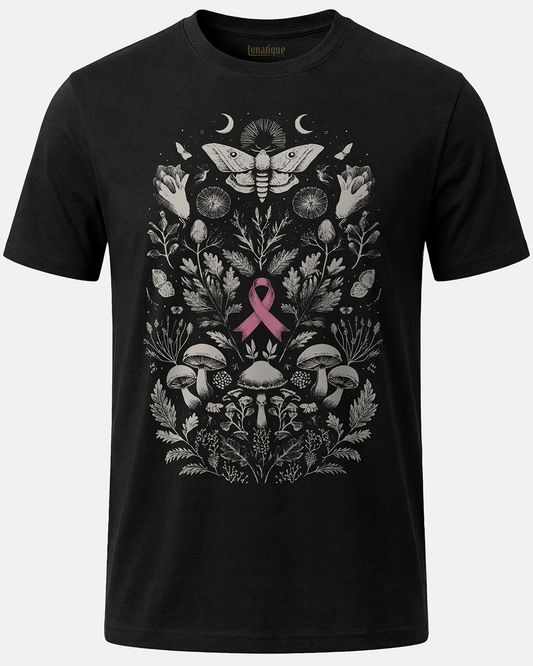 Pink and Gray Cottagecore T-Shirt