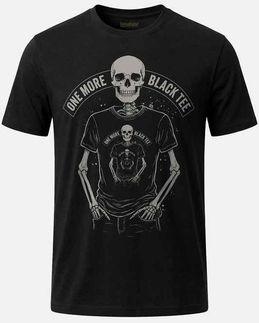 One More Black Tee T-Shirt