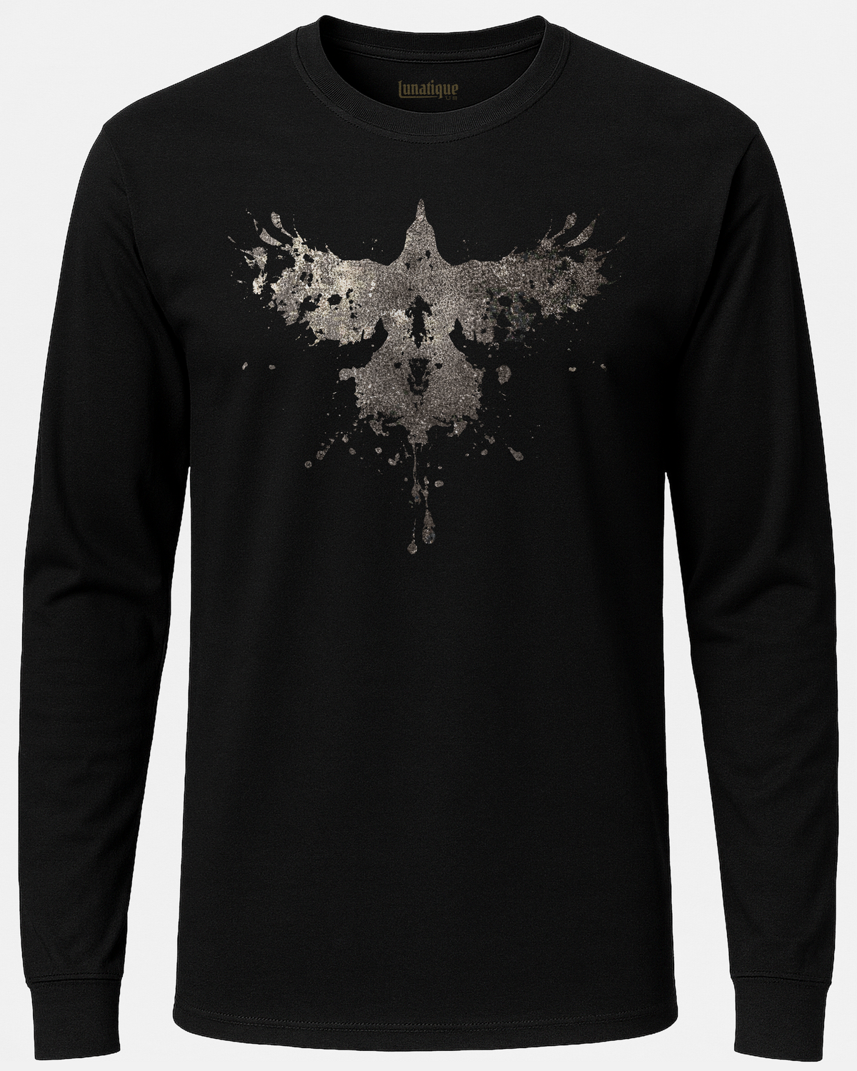 Rorschach Raven Sleeve T-Shirt