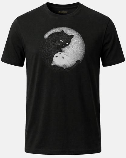 Yin-Yang Cats Unisex T-Shirt