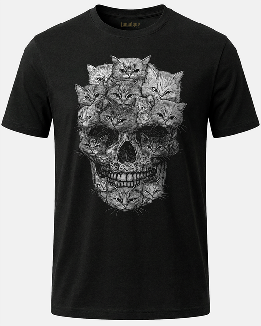 A Skull But It's Cats T-Shirt