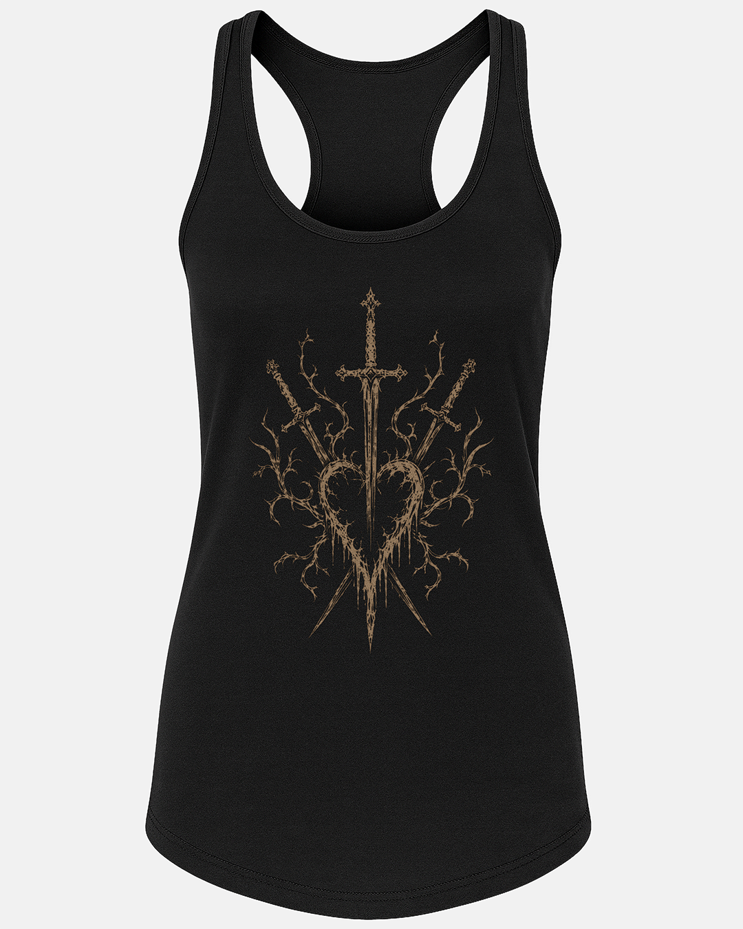 Three of Swords Bleached FX Women's Tank