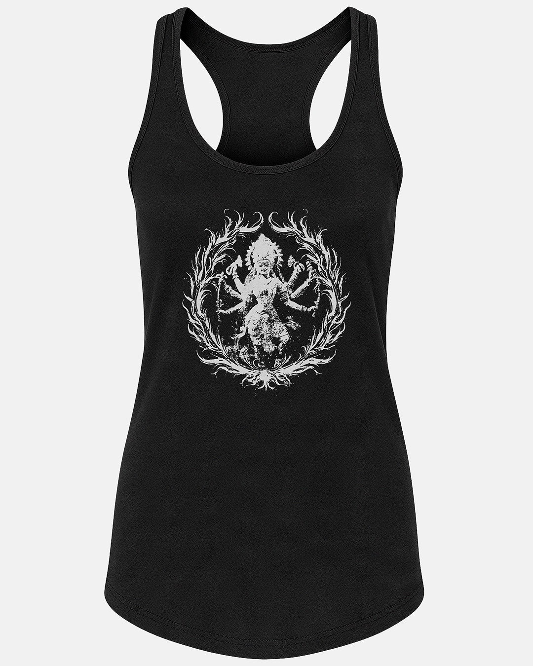 Goddess Kali Distressed with laurel Woman's Tank