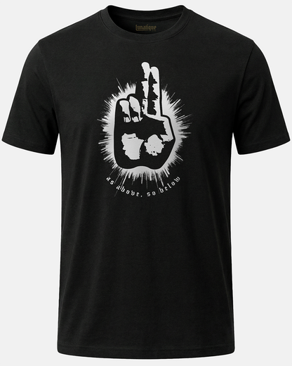 As Above, So Below Hand Sign T-Shirt