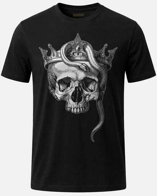 Skull Crowned with Snake T-Shirt