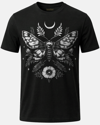 Death’s Head Moth Floral T-Shirt