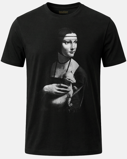 Lady With Ermine by Leonardo da Vinci T-Shirt