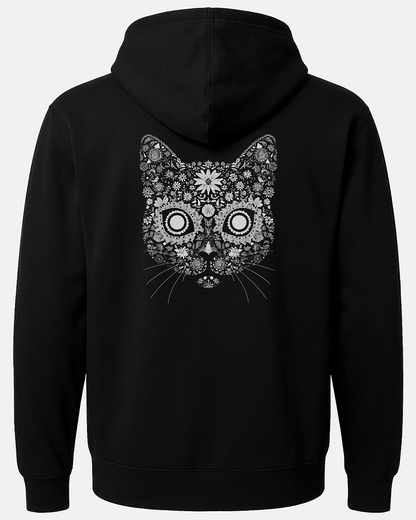Sugar Cat Zip-Up Hoodie (2 Sided)