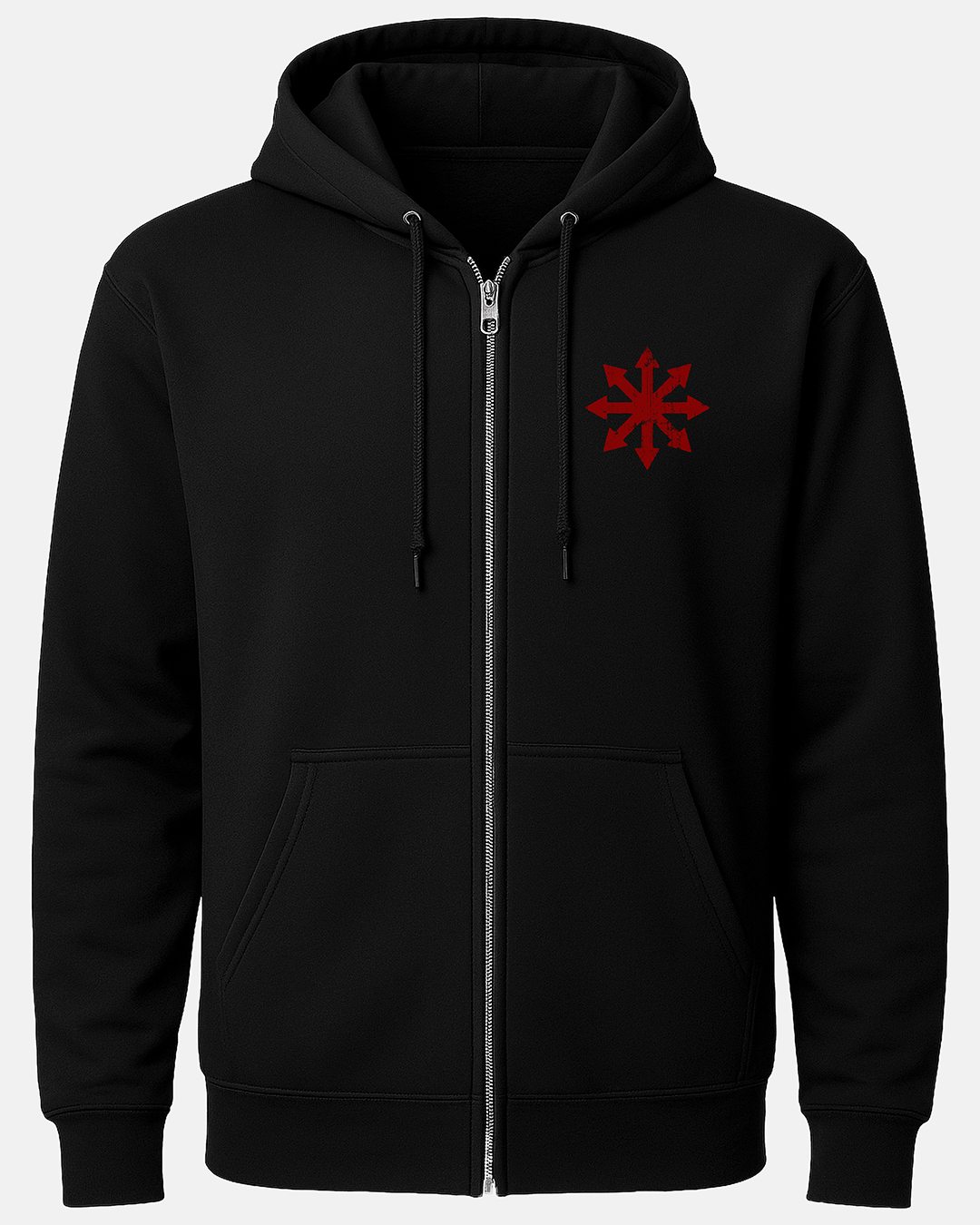 Chaos Star Zip-Up Hoodie (2 Sided)