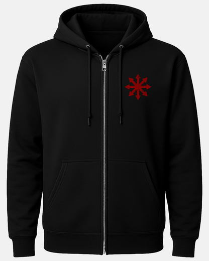 Chaos Star Zip-Up Hoodie (2 Sided)