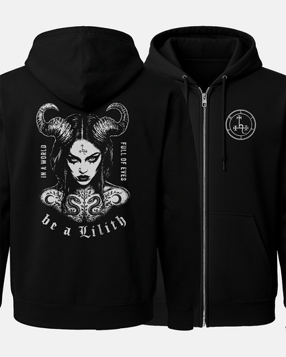 Be a Lilith Zip-Up Hoodie (2 Sided)