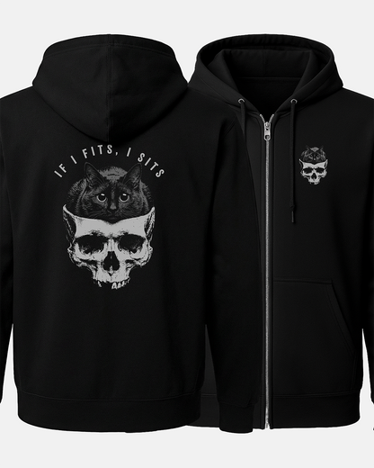 If I Fits, I Sits Zip-Up Hoodie (2 Sided)