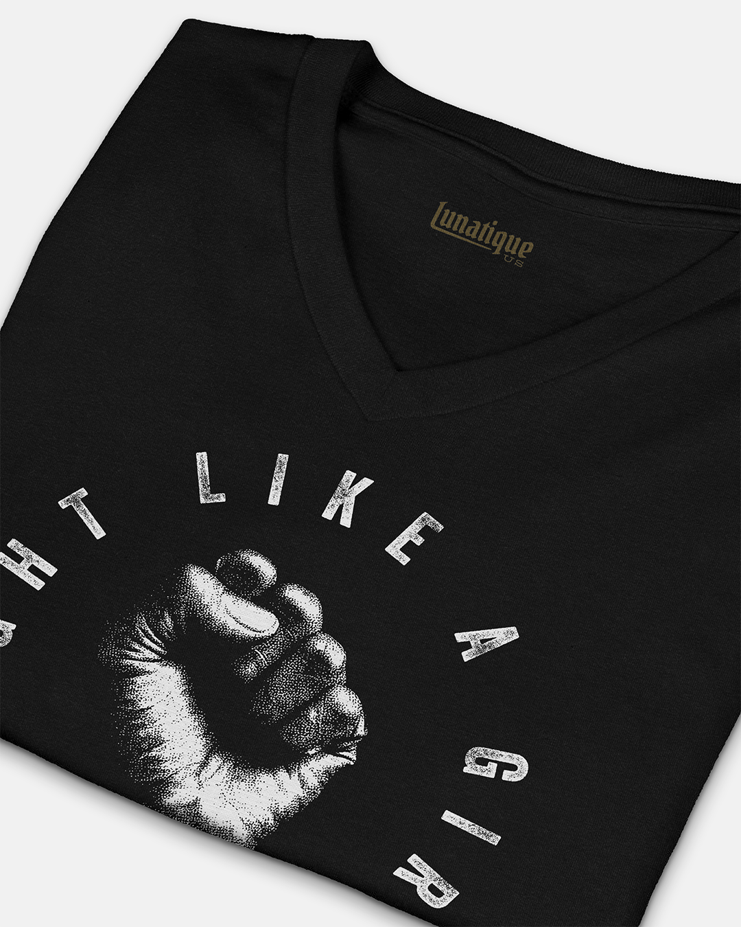 Fight Like A Girl Unisex V-Neck T-Shirt
